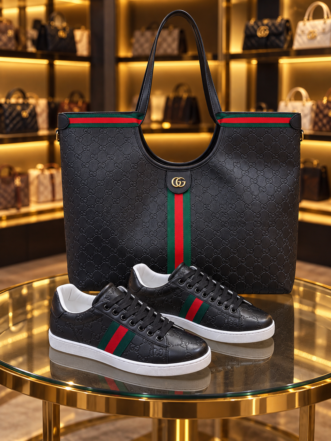 Bag and Sneakers Set