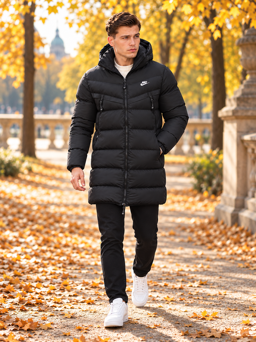 Premium NORTH Black Face Coat