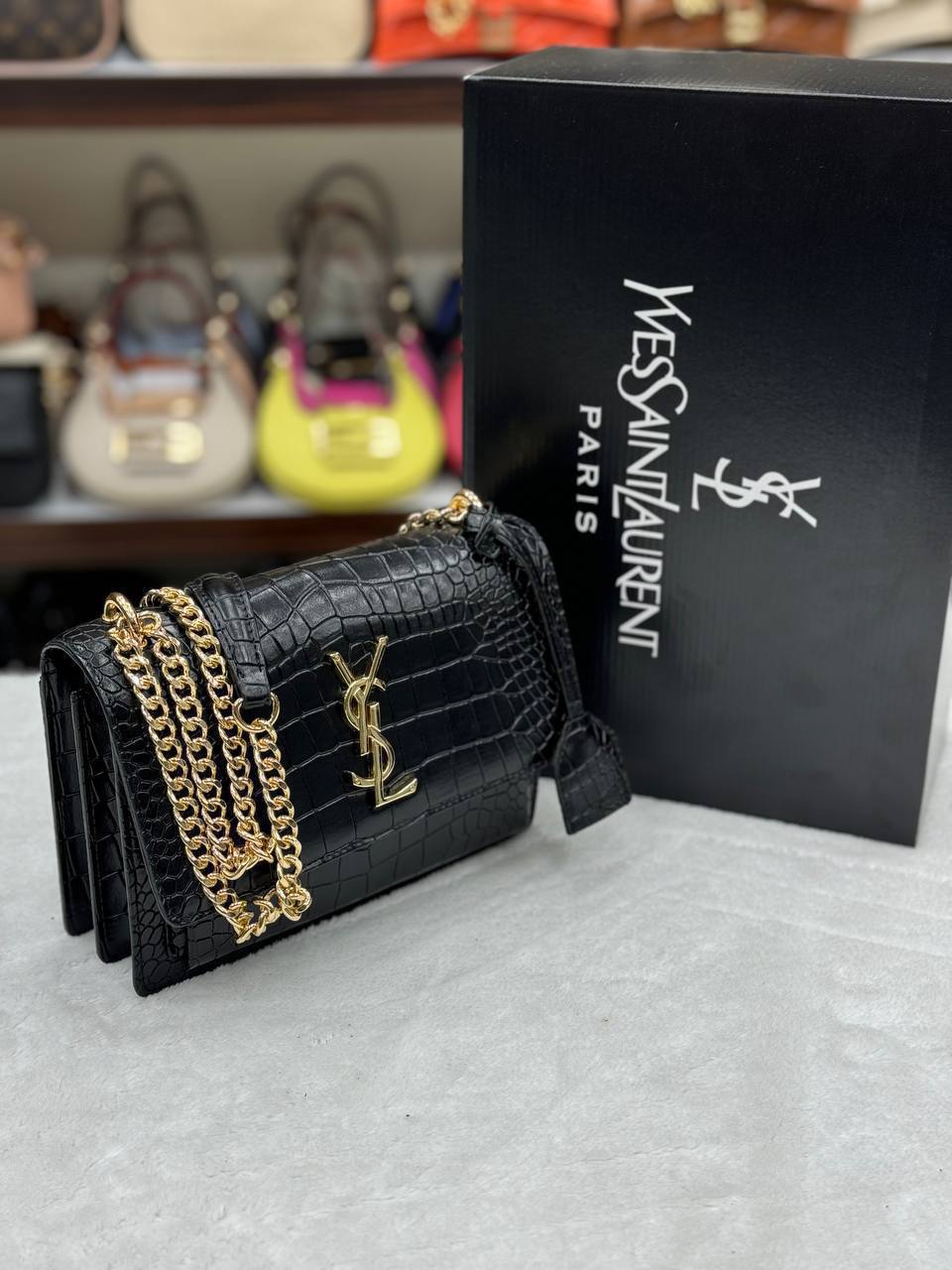 Sunset Bag (Leather-Silver)