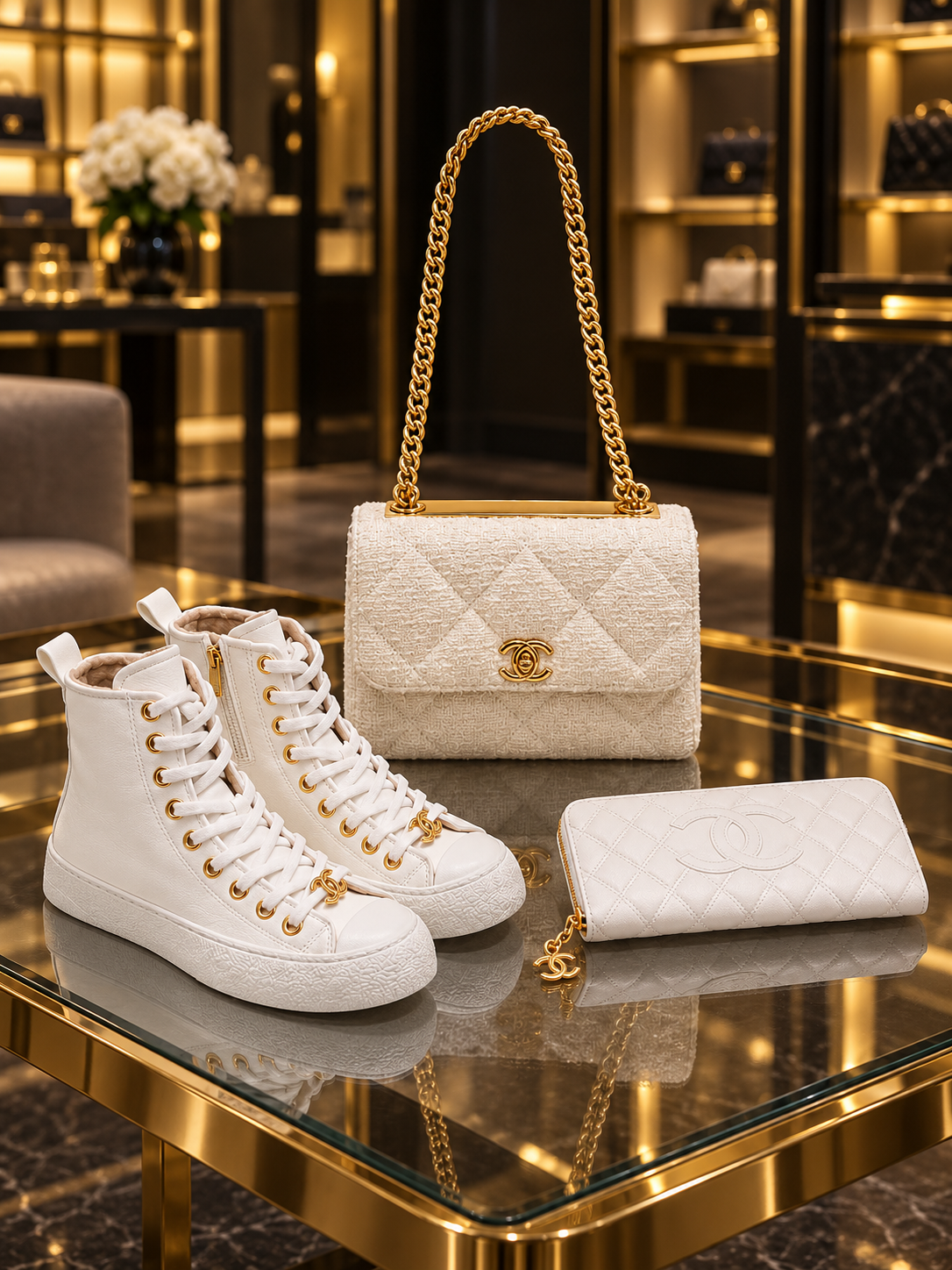 CH - Bag and Boot and Wallet Set