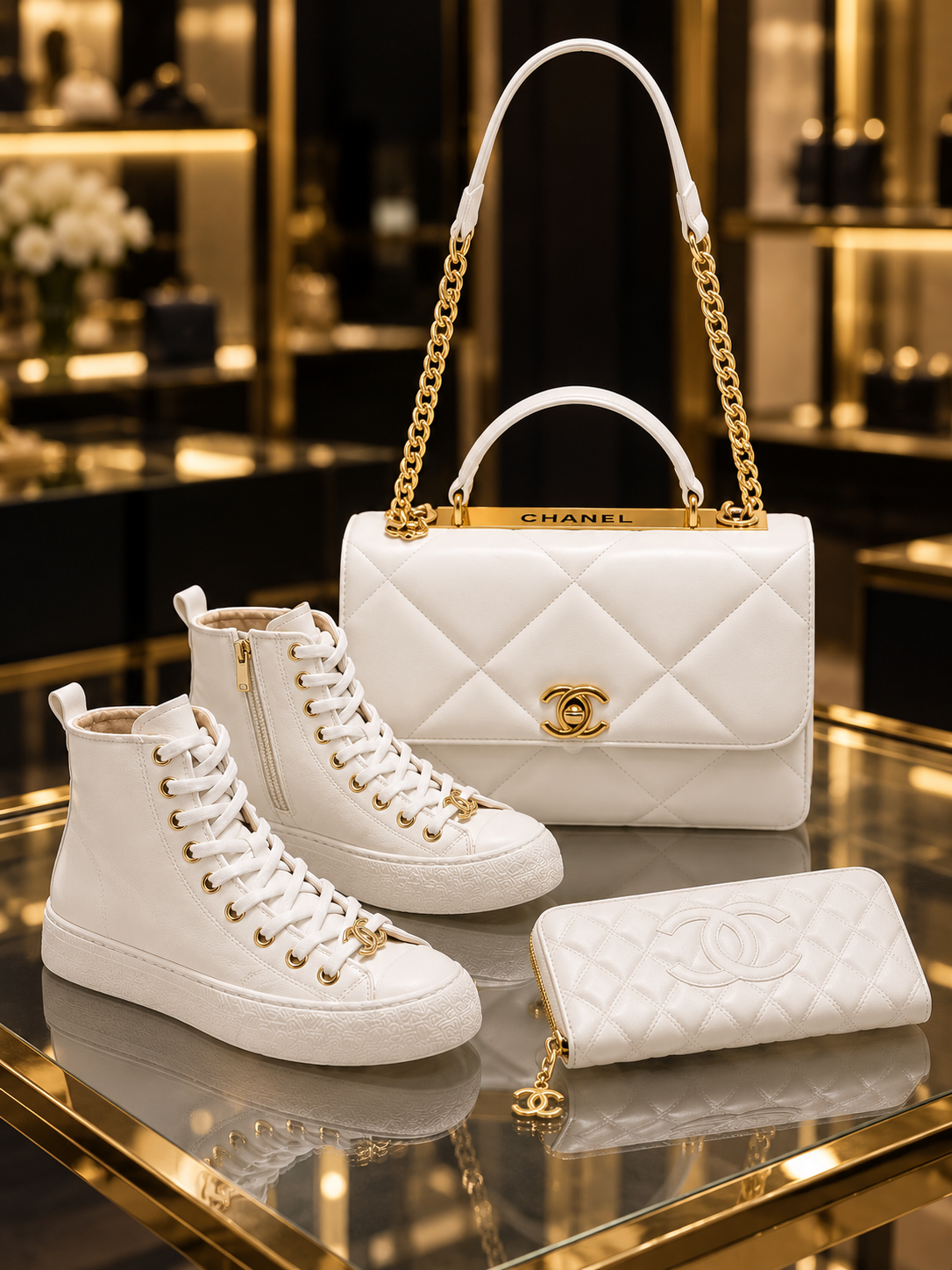 CH - Bag and Boot and Wallet Set