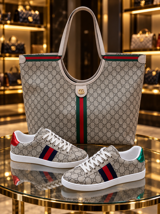 Bag and Sneakers Set