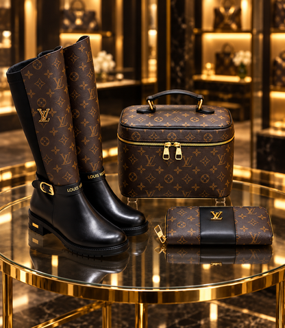 Bag, Boot and Wallet Set