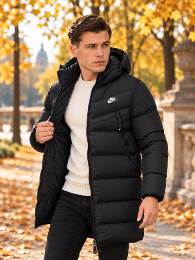 Premium NORTH Black Face Coat