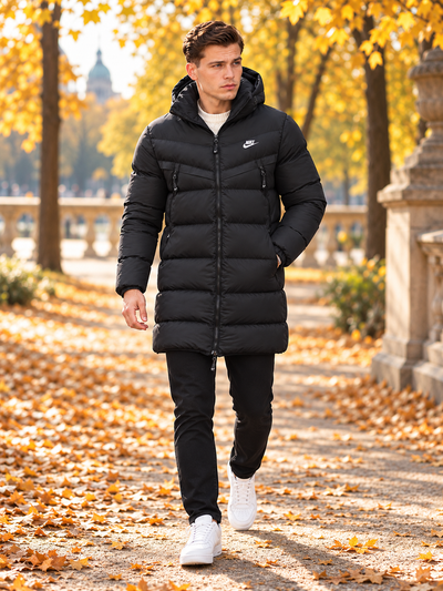 Premium NORTH Black Face Coat