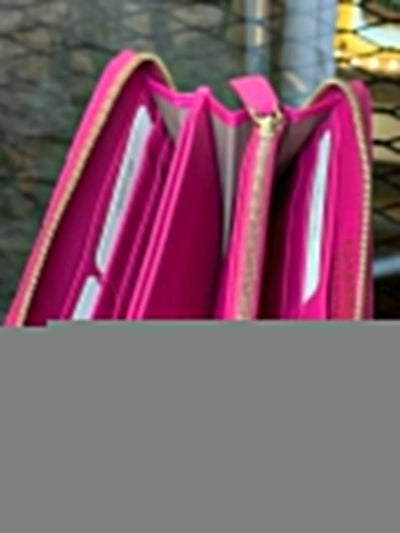 Leather Wallet (Pink)