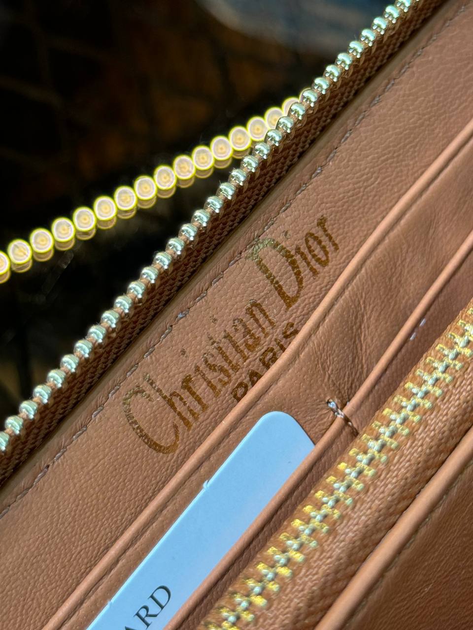 CD- Leather Wallet (White)
