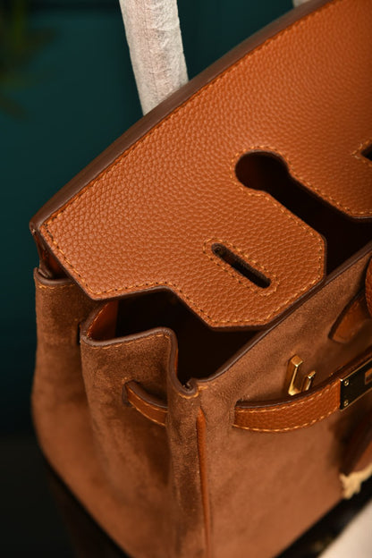 '- The Birkin 25’ Suede
